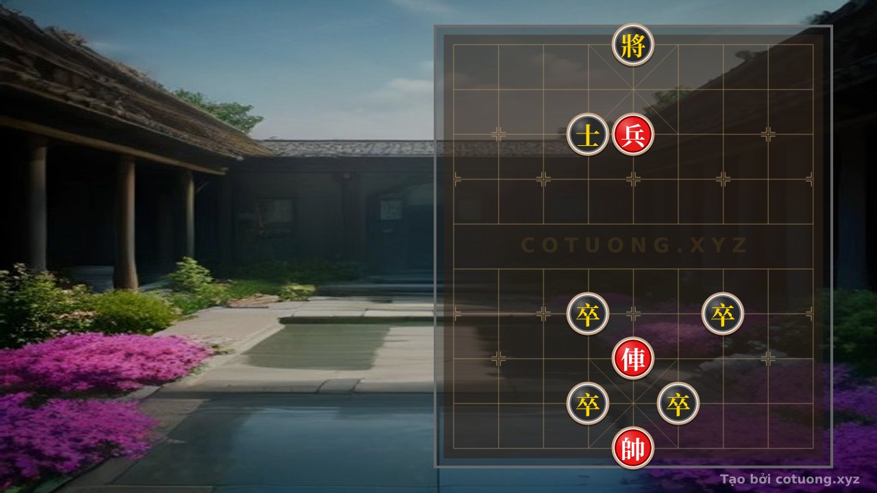 Thế cờ: Solo Chess Battle: Red Rook's Decisive Attack — Cờ Tướng Online