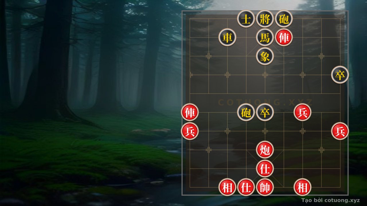 Thế cờ: Mastering the Endgame: How Red's 2 Rooks, 3 Cannons, and 3 Pawns Defeat Black's 2 Rooks, 2 Horses, and 2 Pawns - The Heartbreaking Move That Turned the Tide — Cờ Tướng Online