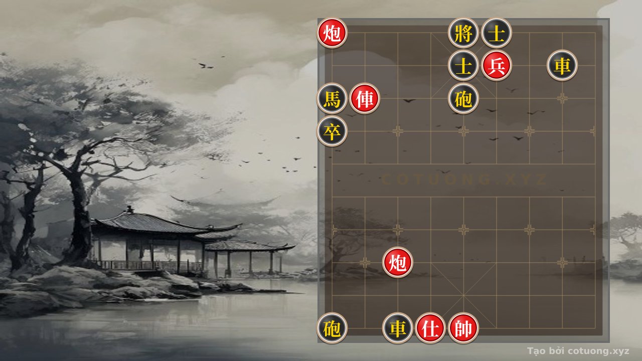 Thế cờ: Mystery Endgame Tips: Rook 2 Cannons Pawn Advisor Defeats 2 Rooks 2 Cannons Horse Pawn 2 Advisors - The Brutal Move That Surprises the Opponent — Cờ Tướng Online