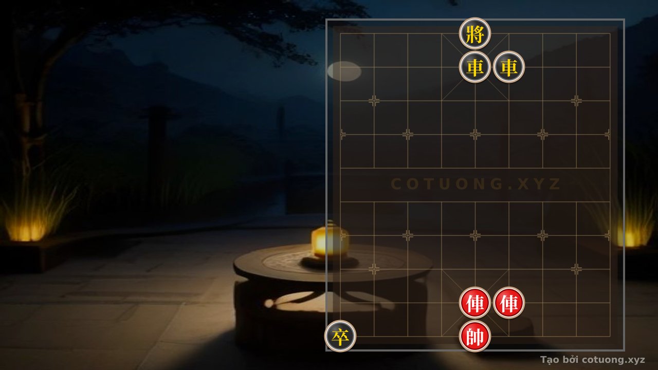 Thế cờ: Thế Cờ Âm Tranh: Khi Song Xe Đen Gầm Vang Trên Bàn Cờ Câm Lặng — Cờ Tướng Online