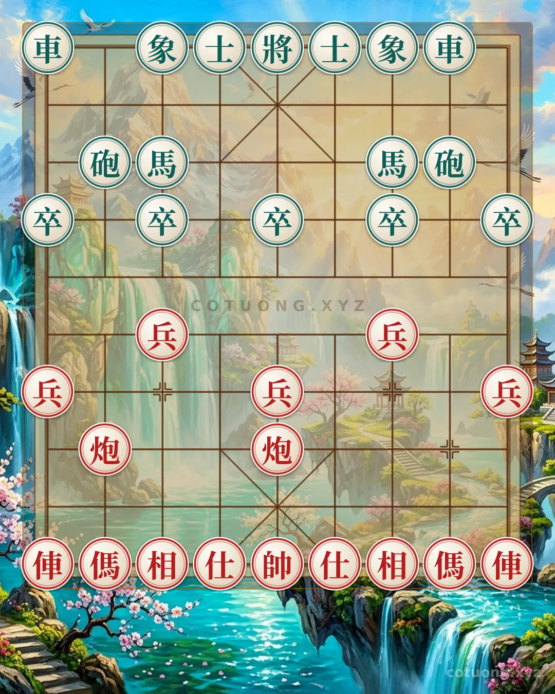 Thế cờ: The 'Double Horse and Cannon Formation' - Winning Strategies in Chinese Chess — Cờ Tướng Online