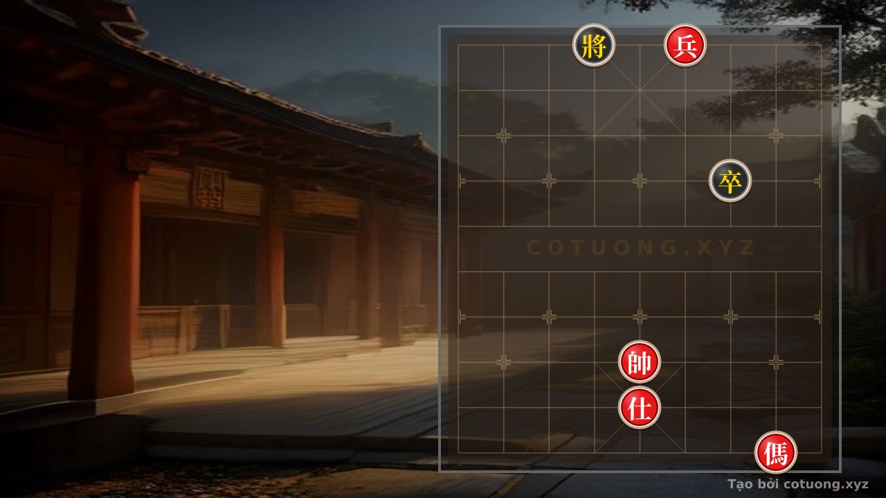 Thế cờ: The Mystery of the Lonely General Formation: The Coordinated Horse-Elephant Move and the Final Pawn Trap — Cờ Tướng Online