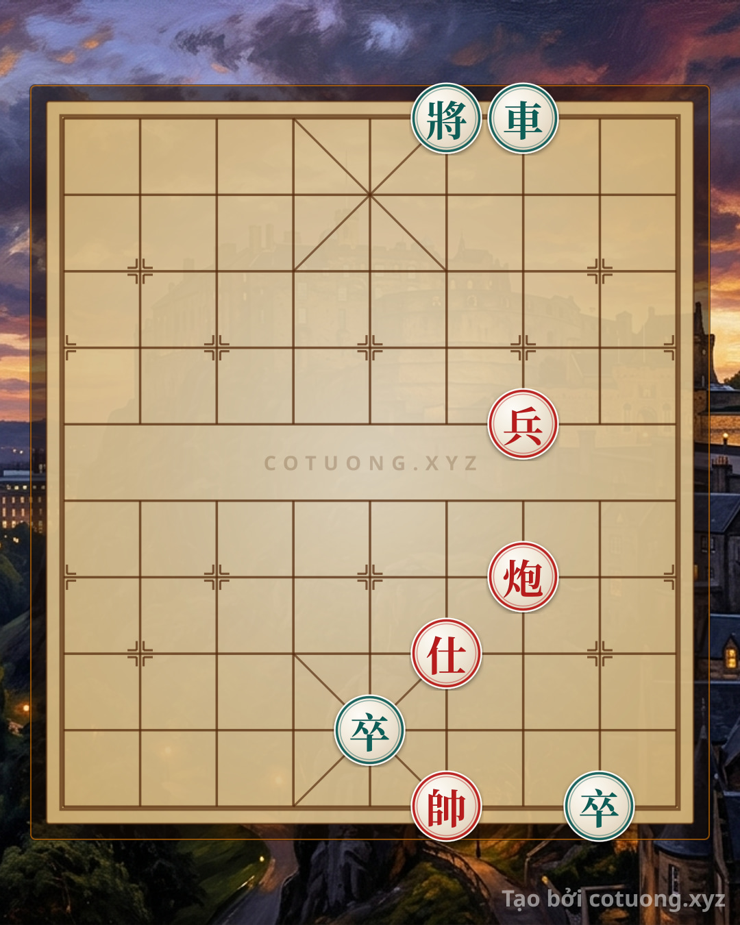 Challenge: Defensive Counterattack Strategy: Red's 1 Pawn, 1 Cannon, 1 Advisor vs. Black's Chariot - Can you solve it?