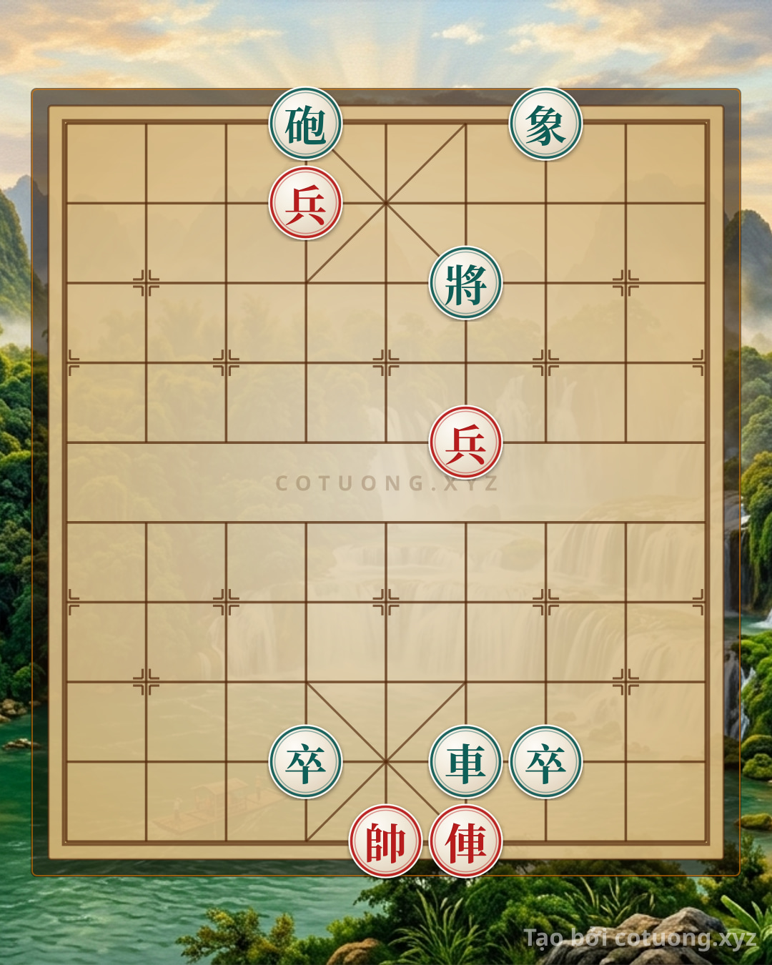 Challenge: The Secret to Defeating the Black Cannon with Two Pawns: When the Red Chariot Faces the Death Trap in a Hair's Breadth! - Can you solve it?