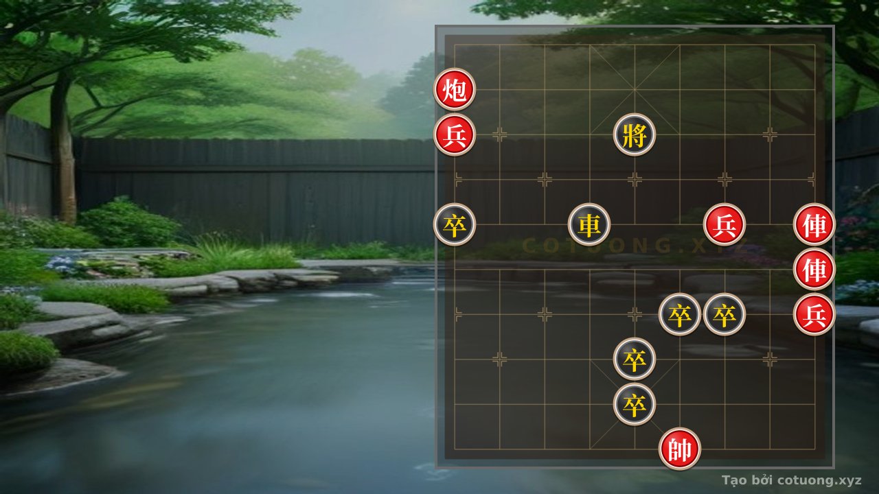 Thế cờ: Xiangqi Super Difficult: Red Cannon at 9th File 9th Rank - Tactical Sudden Strike and Counterattack — Cờ Tướng Online