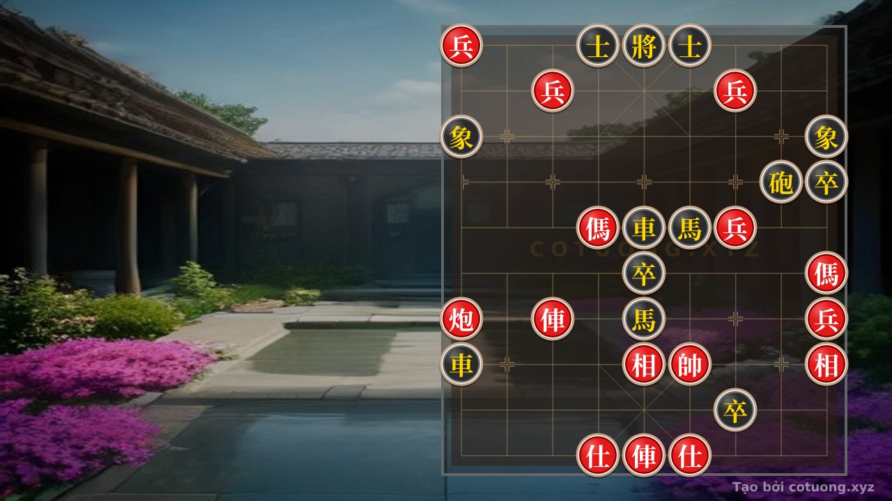 Thế cờ: Red General's Chess: The Art of Crushing Black in 5 Moves — Cờ Tướng Online