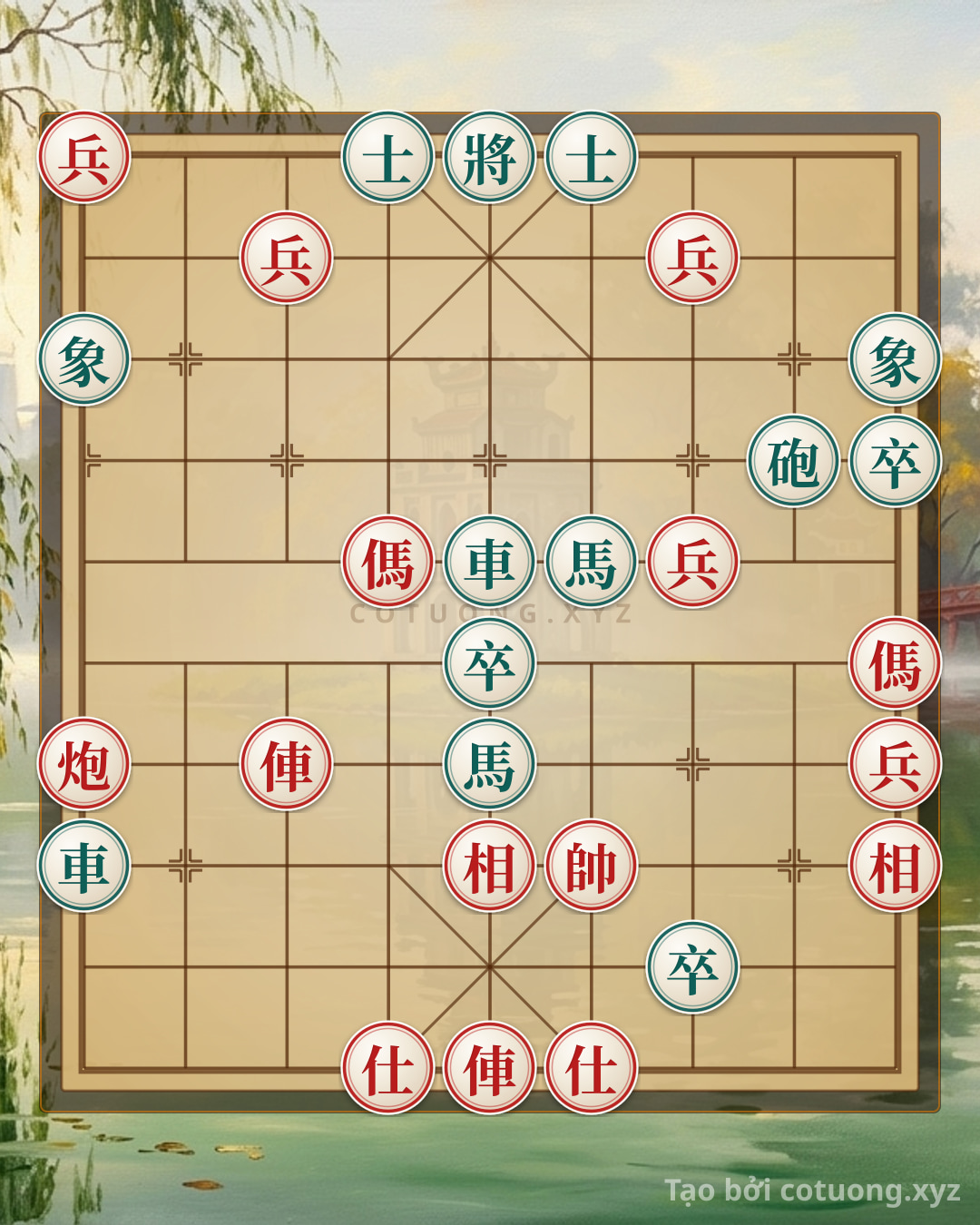 Challenge: Red General's Chess: The Art of Crushing Black in 5 Moves - Can you solve it?
