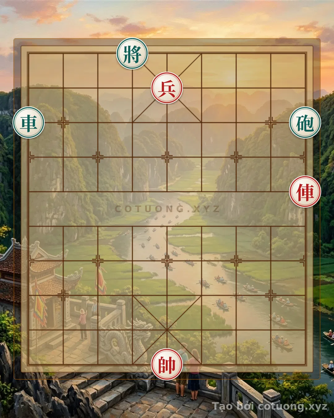 Thế cờ: The Hidden Classic Checkmate: When the Red Rook Outmaneuvers the Black Cannon — Cờ Tướng Online