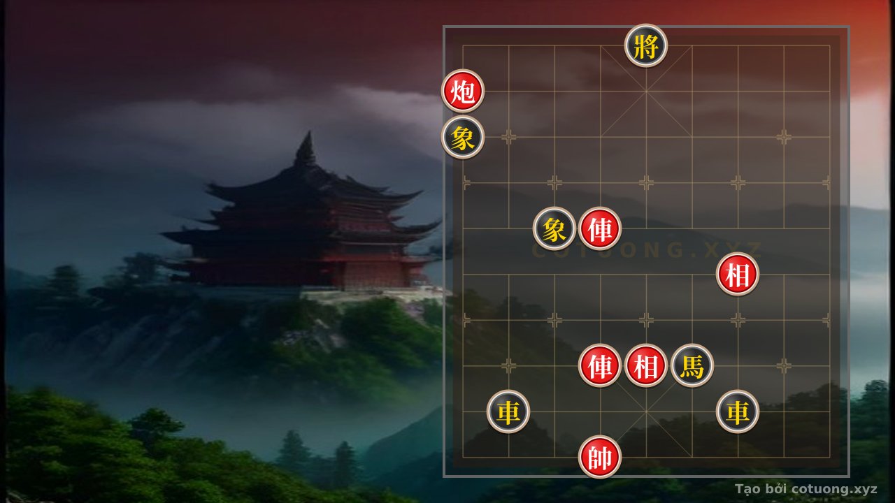 Thế cờ: The Hidden Fire Strategy: Attacking with the Red Chariot at File 6 Rank 6 — Cờ Tướng Online
