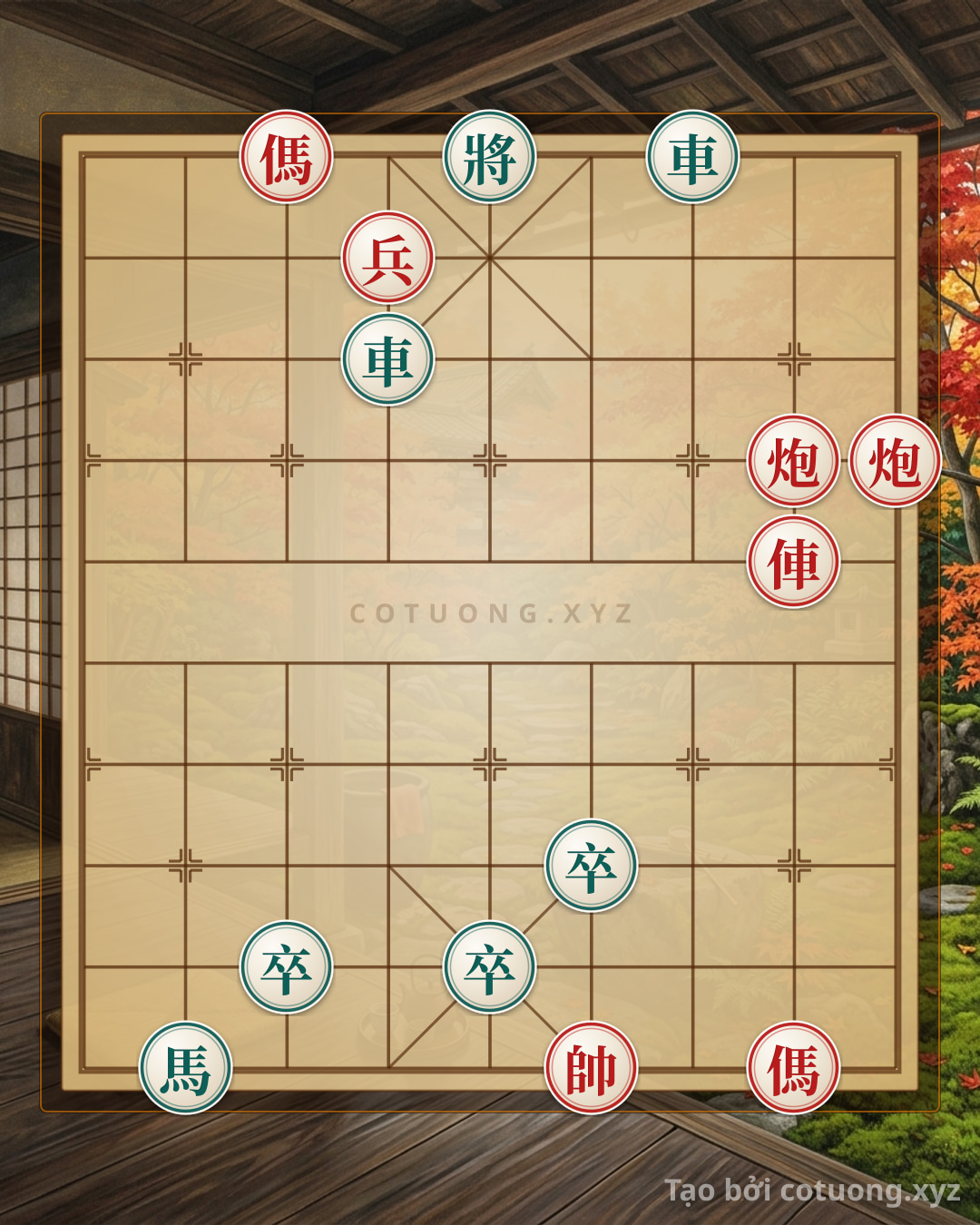 Challenge: The Secret of Breaking the Jianghu Chess Formation: When Two Cannons, Two Horses, and One Chariot Face Off Against Two Chariots, One Horse, and Three Pawns - A Battle of No Quarter! - Can you solve it?