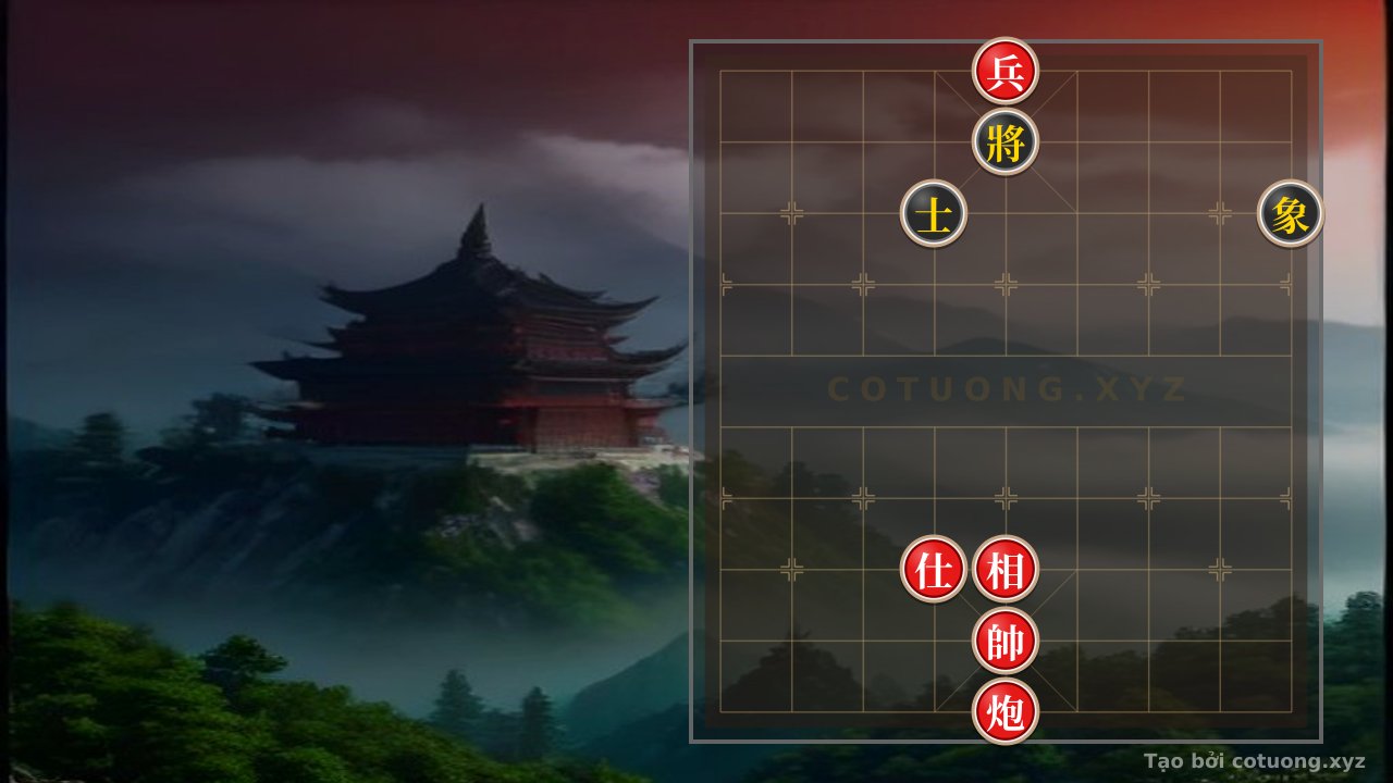 Thế cờ: 'Red Pawn on File 5 - Rank 10' and the Secret of the 'Trapped Black General' Position! Red Cannon Hides Its Arrow, Red Advisor Dances in Flames: Who Dares to Play Straight? — Cờ Tướng Online