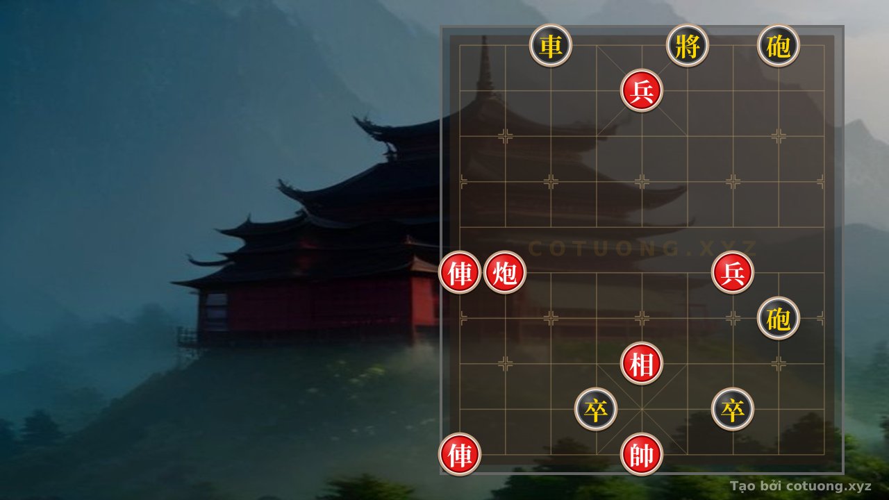 Thế cờ: Xiangqi VN: Strategy to Defend Against the Red Chariot on File 9 - Defensive Lessons — Cờ Tướng Online