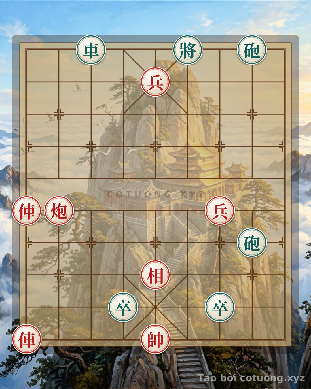 Challenge: Xiangqi VN: Strategy to Defend Against the Red Chariot on File 9 - Defensive Lessons - Can you solve it?