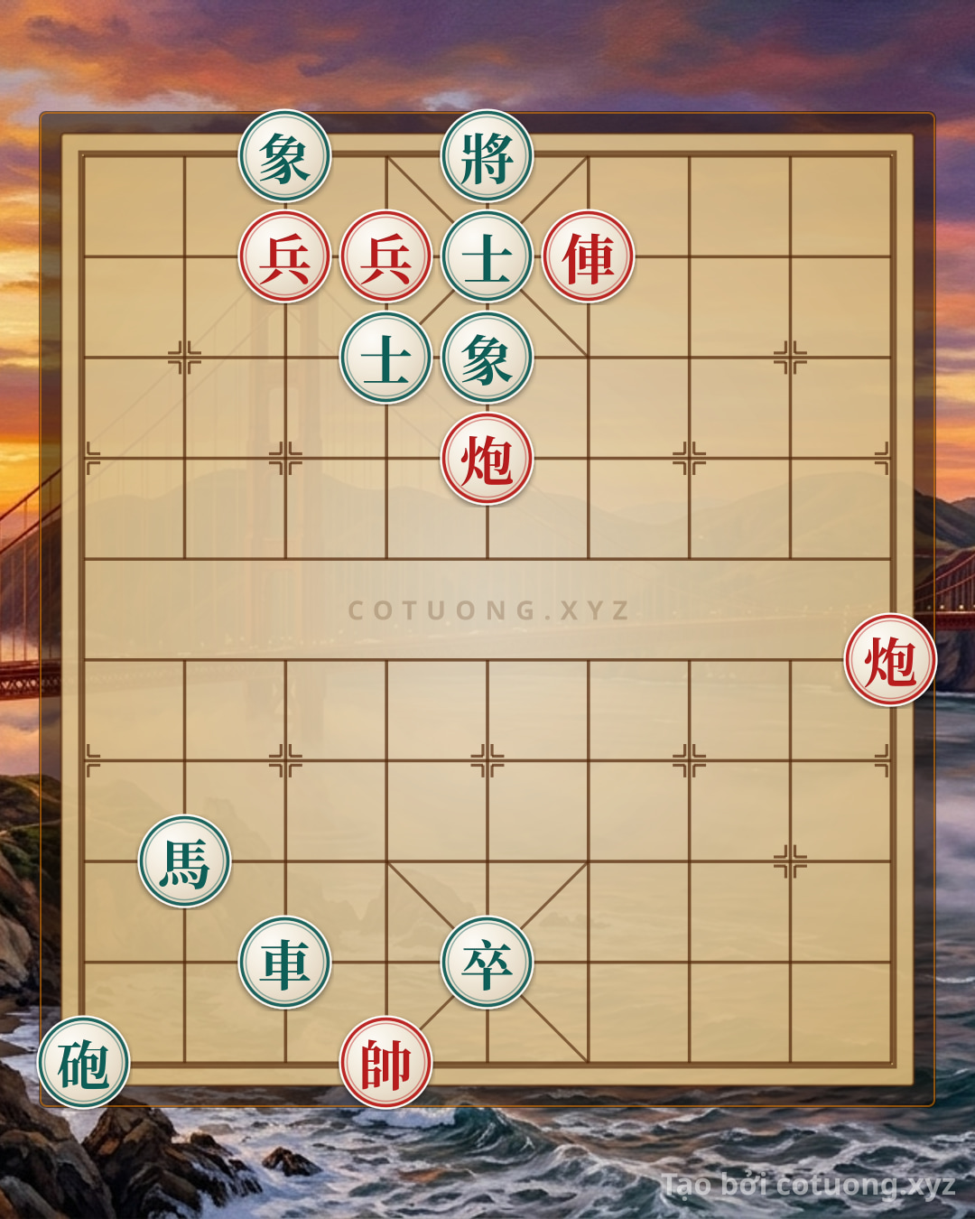Challenge: Xiangqi: The Art of Strategic Warfare - Red-Black Formation 1/10 - Can you solve it?