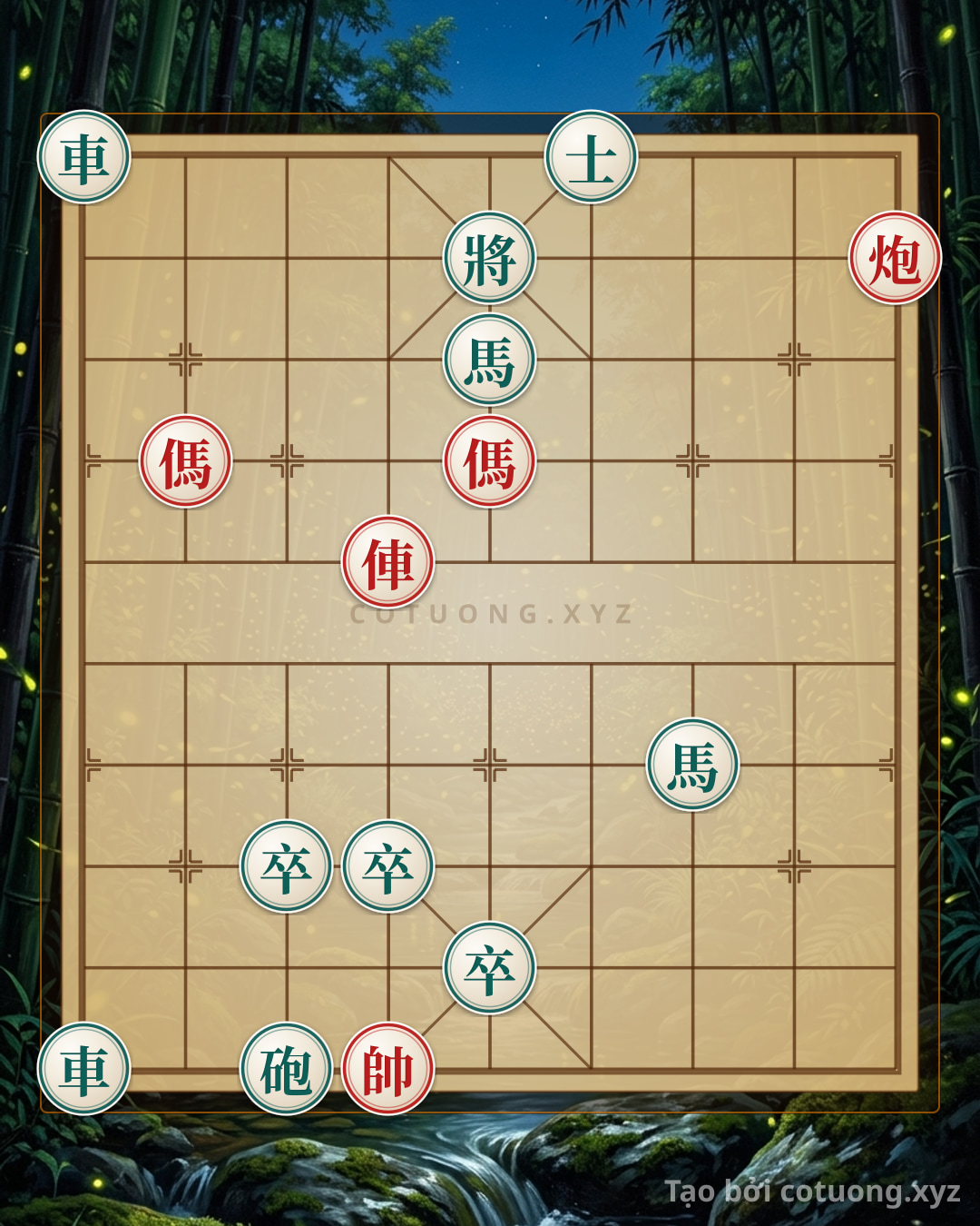 Challenge: Defensive Counterattack: Red Chariot Exposed on Row 10, How to Recover on the Chessboard - Can you solve it?