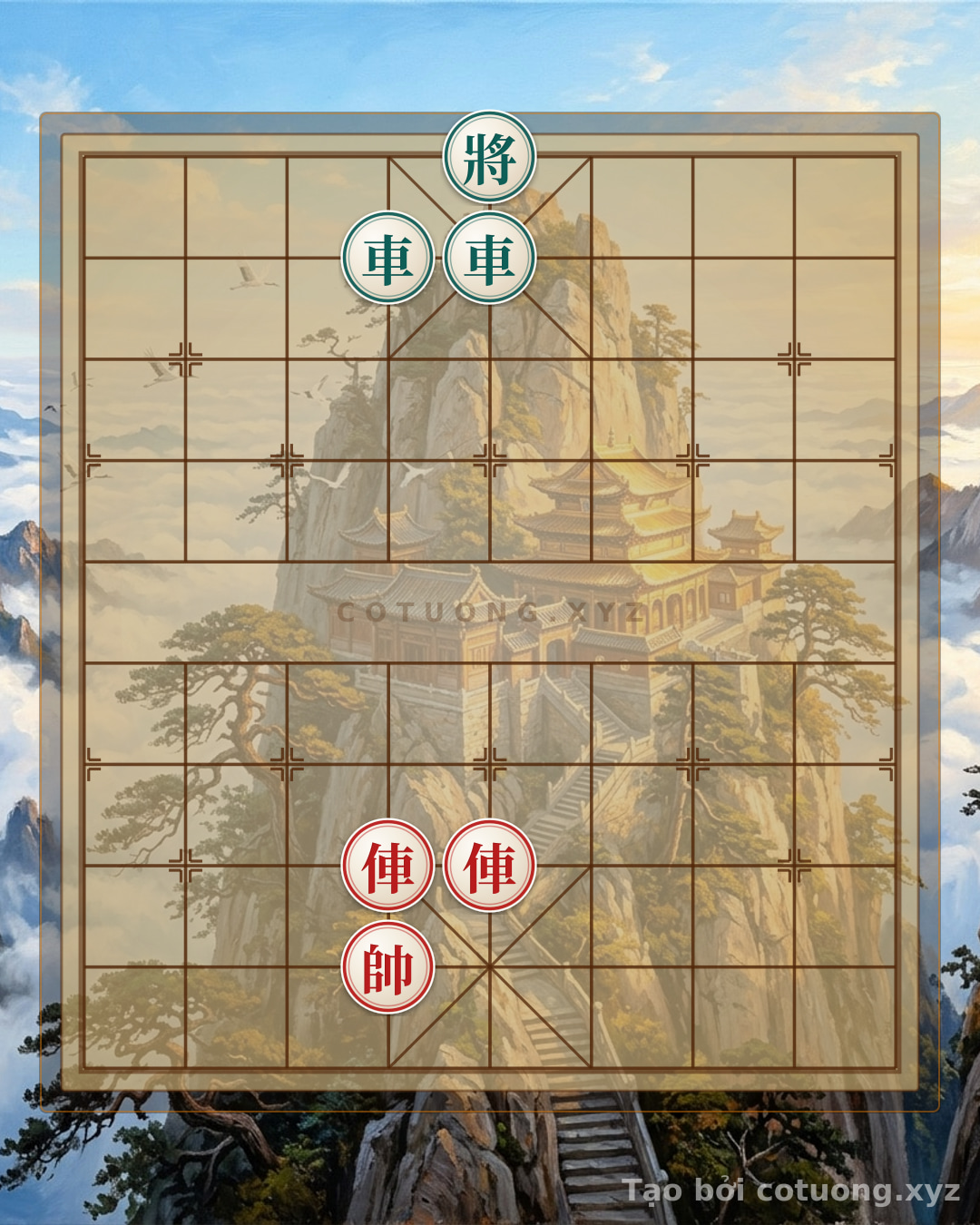 Challenge: Red Chariot Charge: Dramatic Xiangqi Online Battle When Two Black Chariots Are Blocked - Can you solve it?