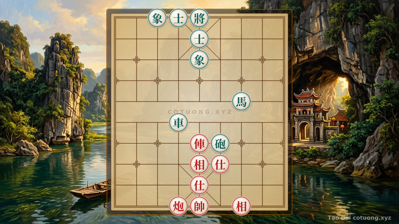 Thế cờ: Red General's Breakthrough: The Ultra-Surprising 'Chariot Charge' Strategy — Cờ Tướng Online