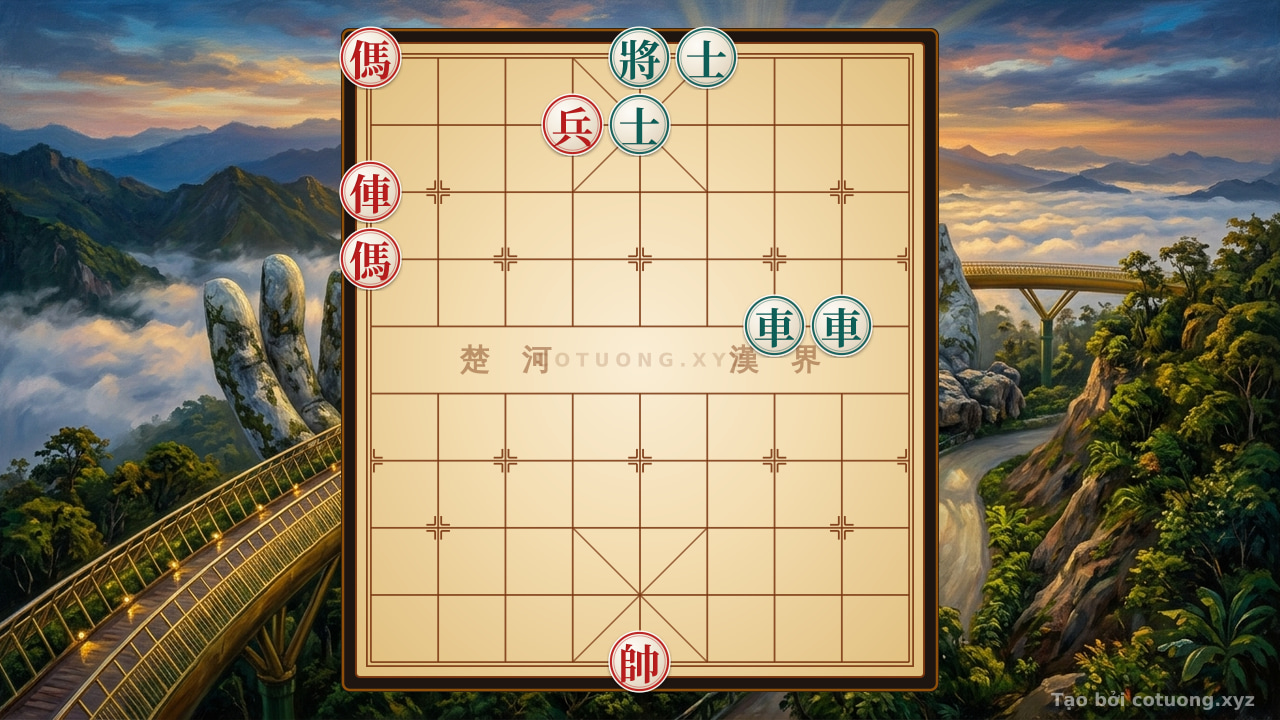 Thế cờ: Xiangqi: The Art of Defensive Counterattack in the Double Rook Exchange — Cờ Tướng Online