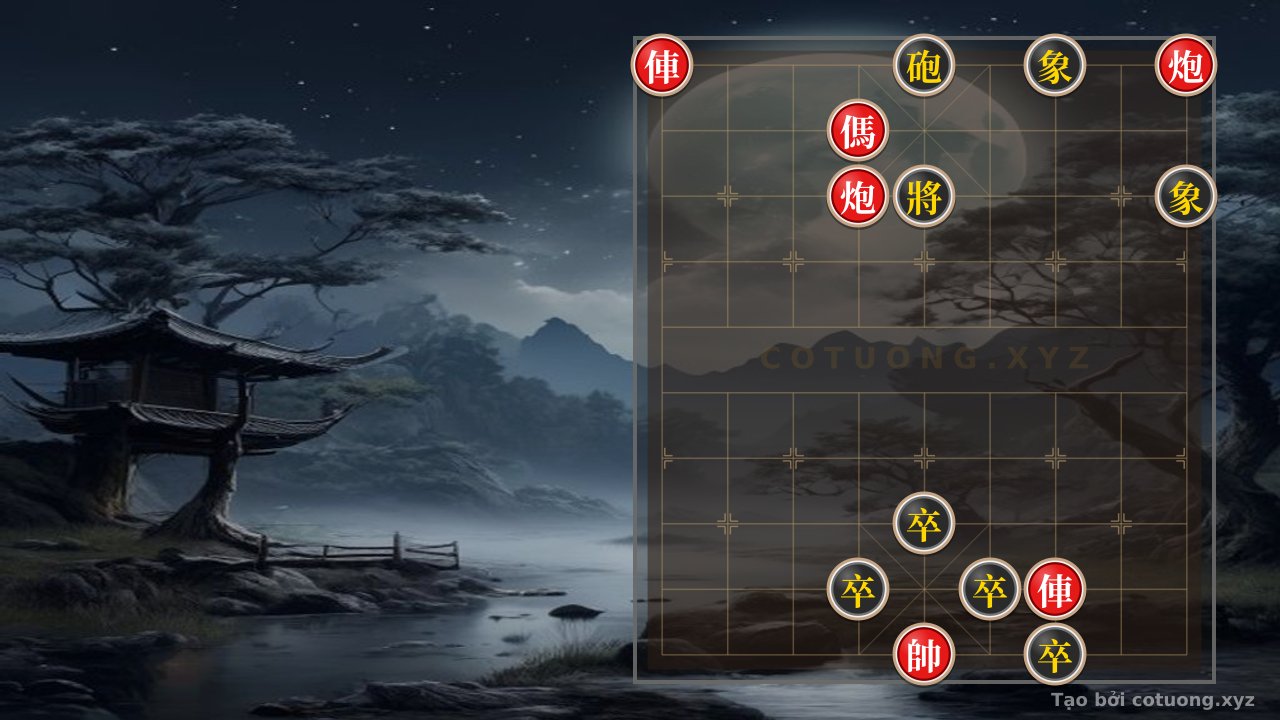 Thế cờ: Artistic Chessboard: The Subtle Harmony Between Rook and Cannon in Balanced Formations — Cờ Tướng Online