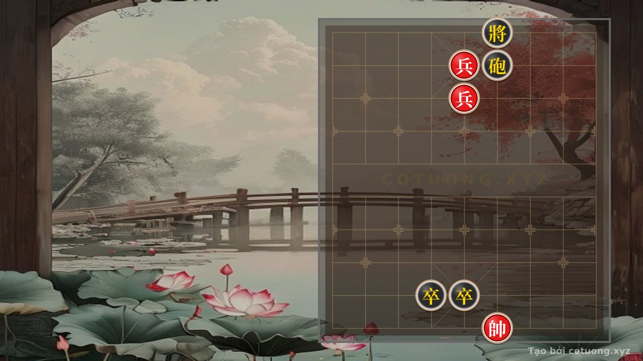 Thế cờ: Xiangqi: The Strategic Breakthrough from the Red Rook at 5th Rank 9 — Cờ Tướng Online