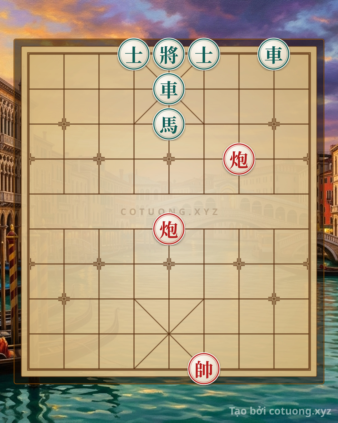Challenge: Xiangqi: The Art of the Red Cannon - Winning Strategies from the First Move - Can you solve it?