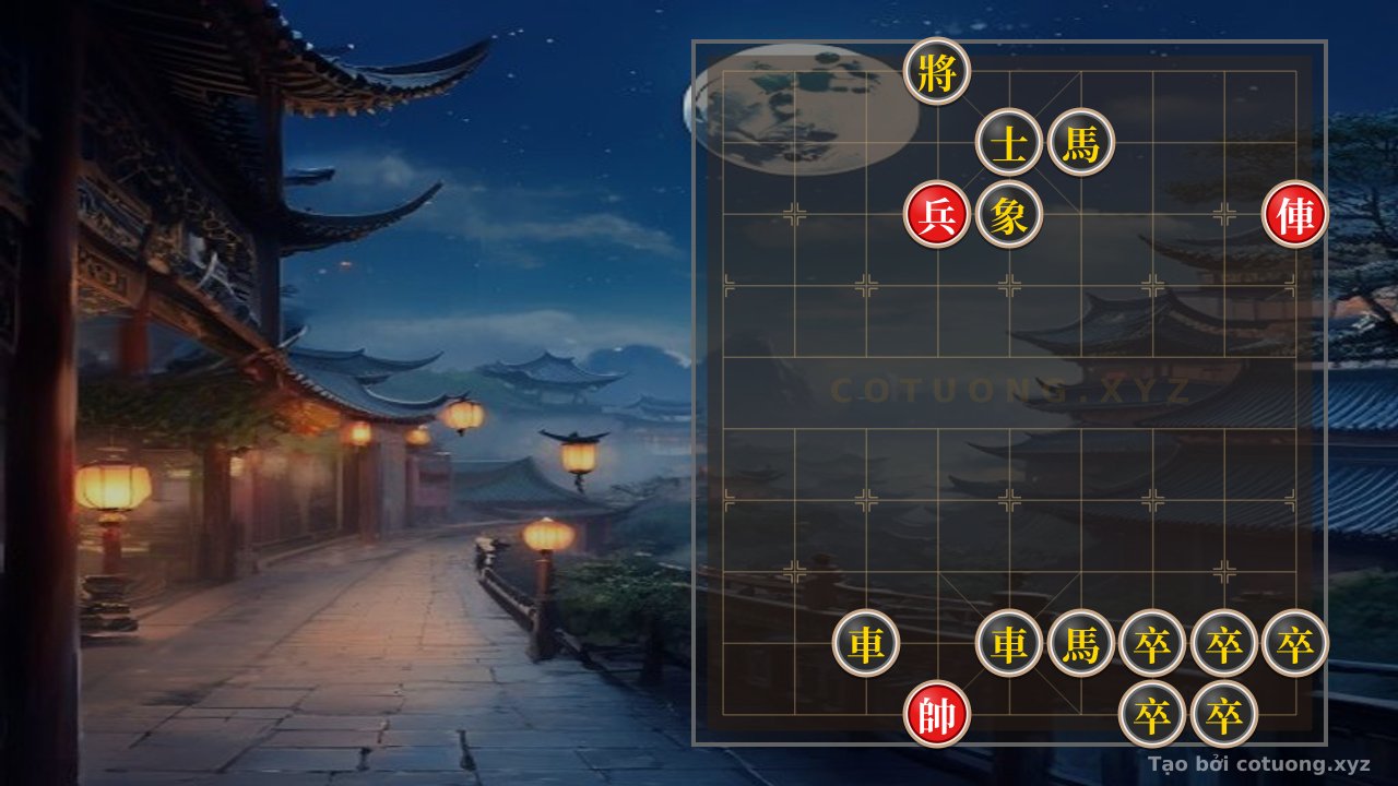 Thế cờ: 'Xe Đỏ Đơn Độc Trên Biển Máu': 