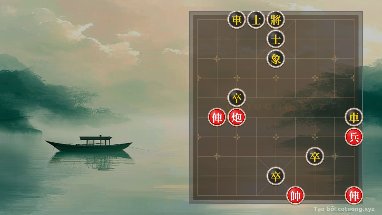 Thế cờ: Xiangqi: Red's Mating Strategy in the Black Chariot Pin on File 10 — Cờ Tướng Online