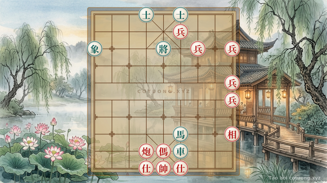 Thế cờ: Xiangqi: Red Strategy - Lessons from the 'Double Horse Interlocking' Formation — Cờ Tướng Online