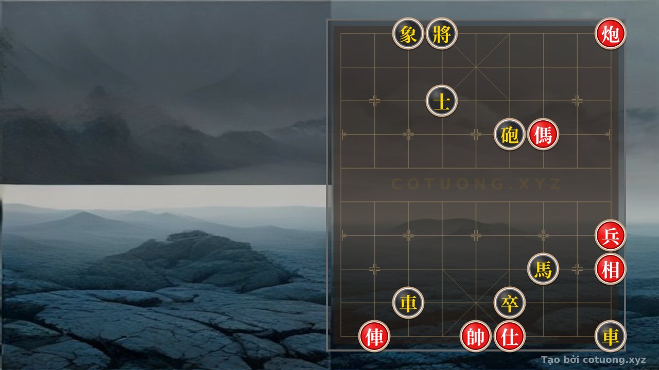 Thế cờ: Rook Cannon Horse Pawn Advisor Bishop: 10 Hidden Traps in the Super Difficult Endgame — Cờ Tướng Online