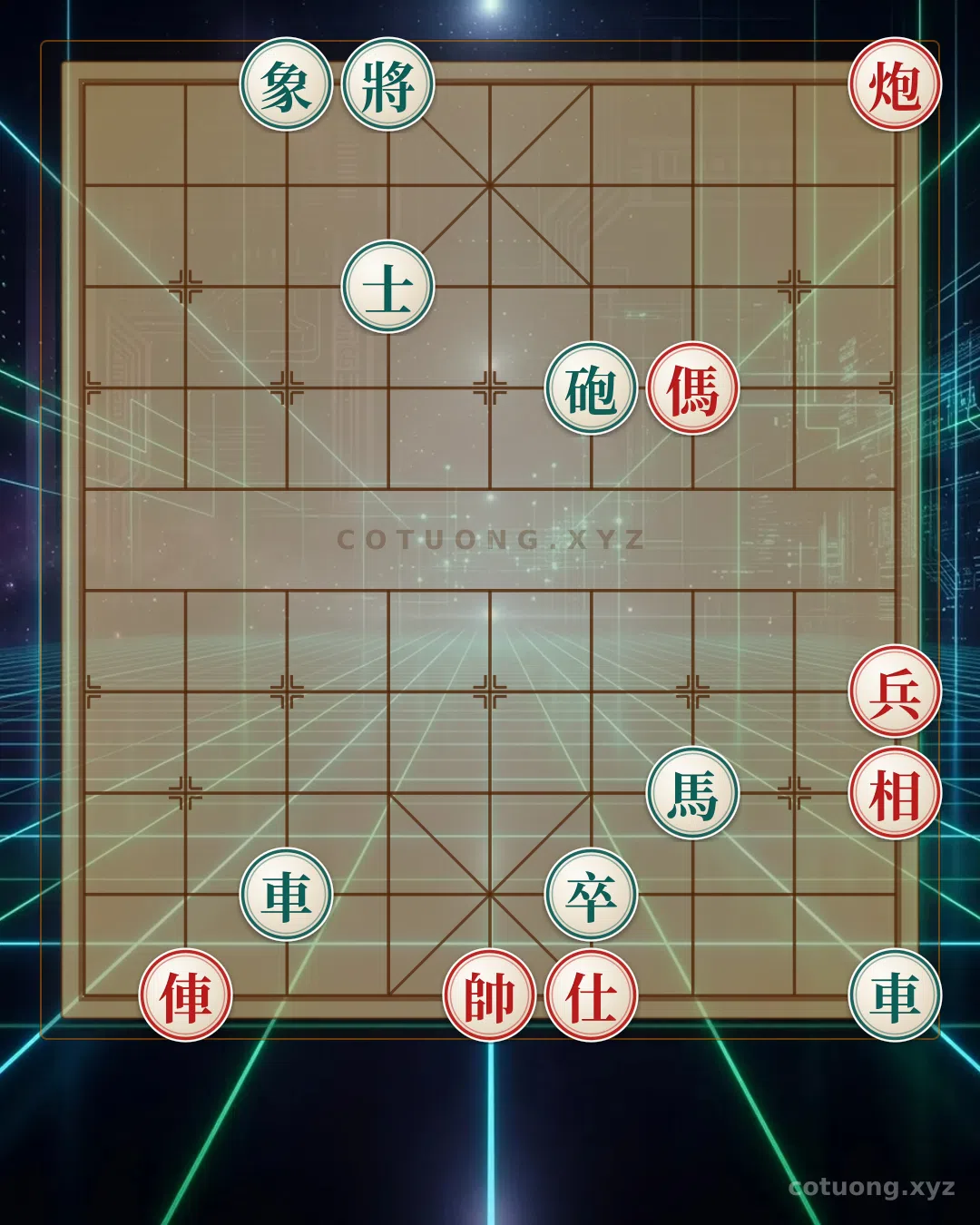 Challenge: Rook Cannon Horse Pawn Advisor Bishop: 10 Hidden Traps in the Super Difficult Endgame - Can you solve it?