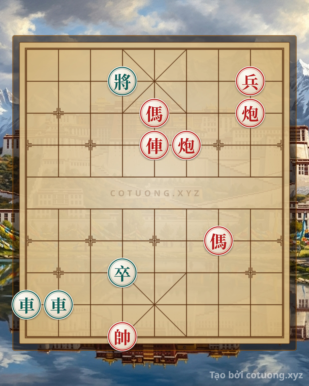 Challenge: Red General's First Move: Double Horse Legs, Black Rook Counterattack - Can you solve it?