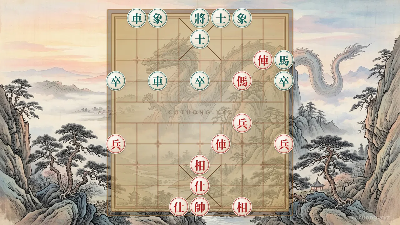 Challenge: Chariot File 2, Knight File 3, and Pawns besiege General File 5 - Can you solve it?