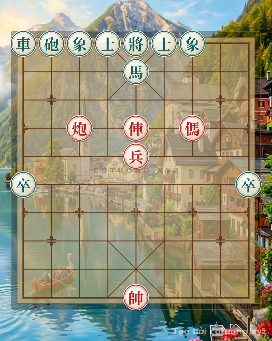 Thế cờ: The Mystery of the Chessboard: The Black Rook on File 10 and the Unbalanced Battle Between Red and Black — Cờ Tướng Online