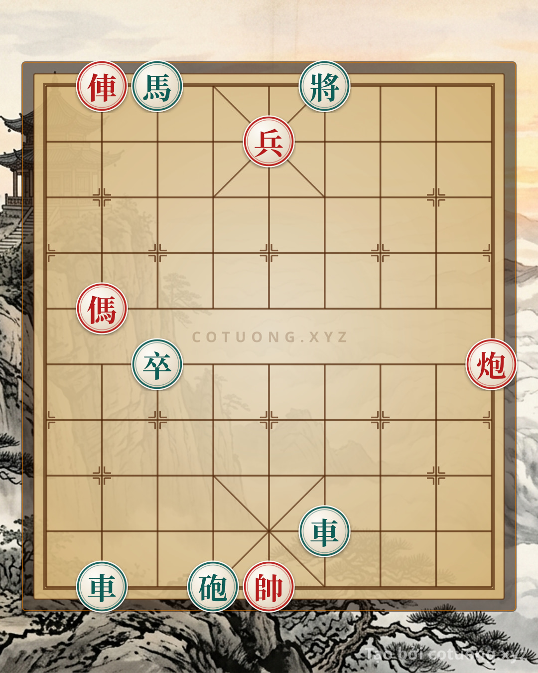 Challenge: Red General's Breakthrough: Rook 8 Directly Attacks the Black General - Basic Tactics - Can you solve it?