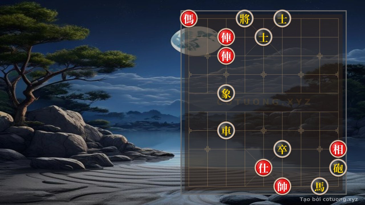 Thế cờ: Xiangqi Master's Secret: The Unpredictable Battle! Red General Fights Against the Ruthless Black Advisor – Which Move Will Win? — Cờ Tướng Online