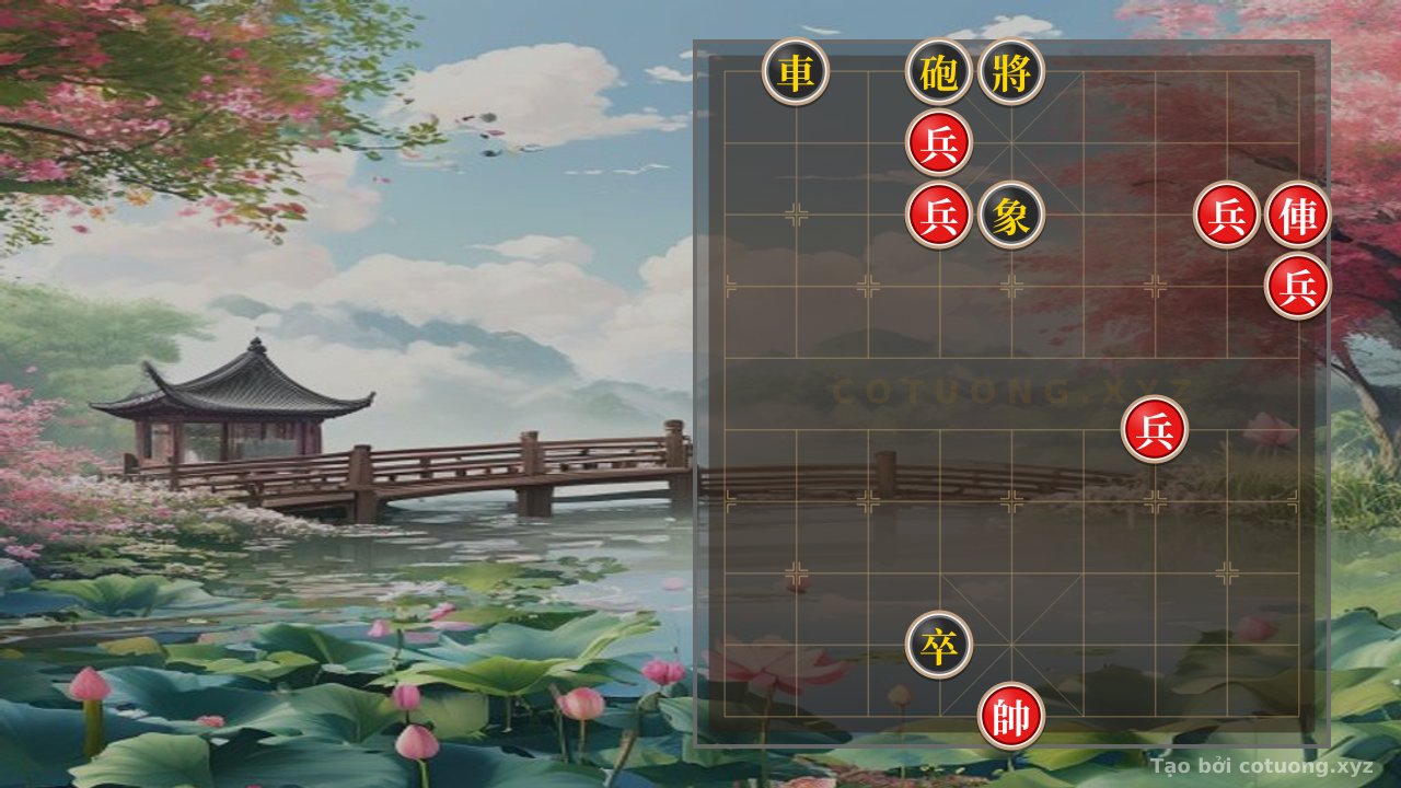 Thế cờ: Xiangqi Online: The Unexpected Counterattack of the Red Pawn Piercing the Black Defense - Superior Tactics Under Pressure — Cờ Tướng Online