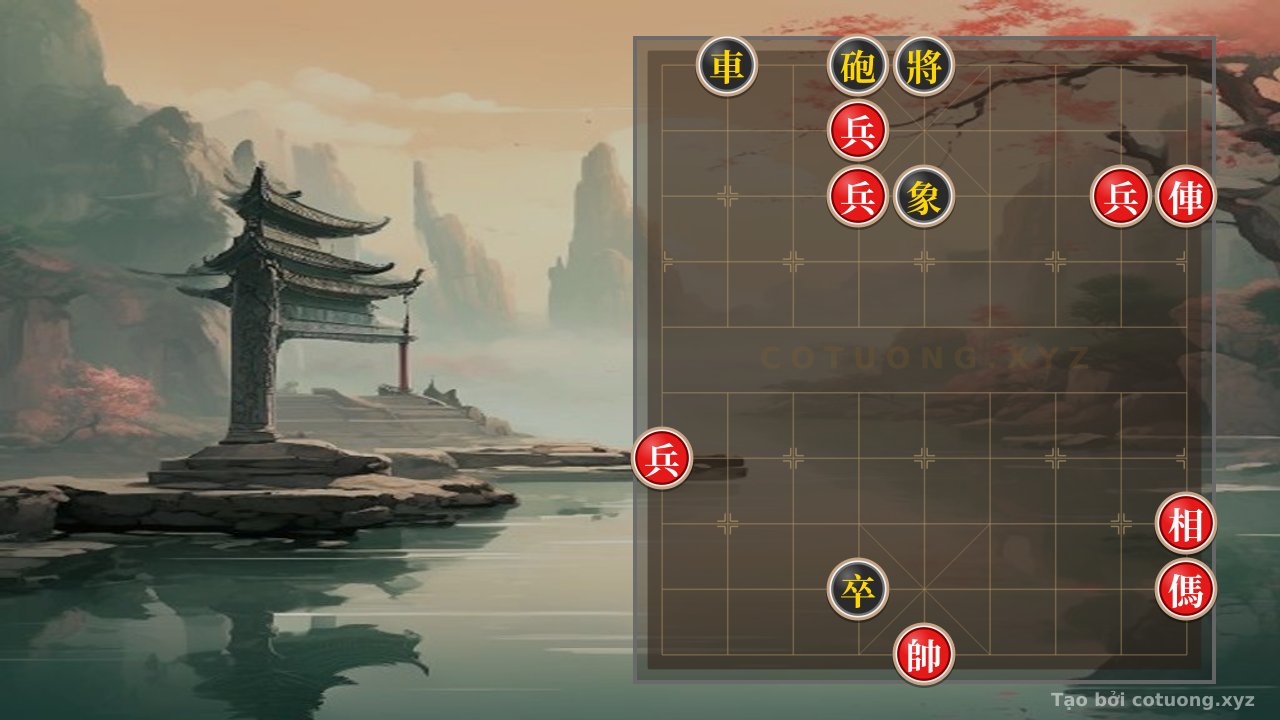 Thế cờ: Quick Checkmate Trick: Rook-Horse 4 Pawns Crushes Elephant-Cannon Pawn in an Instant — Cờ Tướng Online