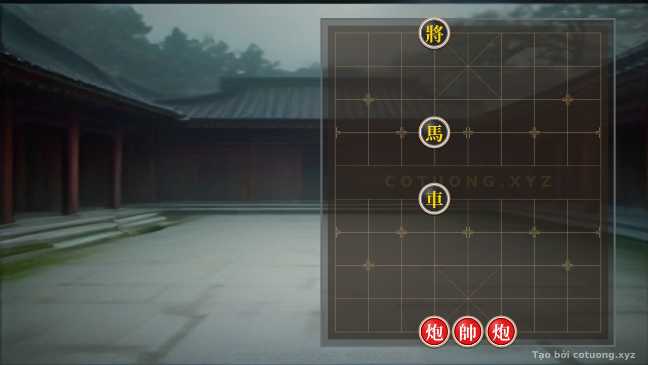 Thế cờ: The Perilous Xiangqi Position: How the Red Cannon Counters a Dominating Black Force? — Cờ Tướng Online