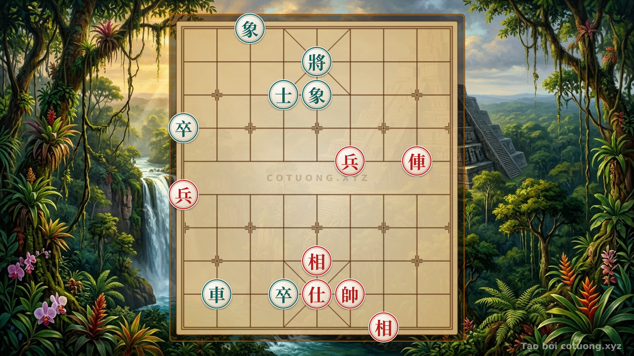 Thế cờ: Xiangqi Challenge: One-Move Puzzle - Who Controls the Chessboard? — Cờ Tướng Online