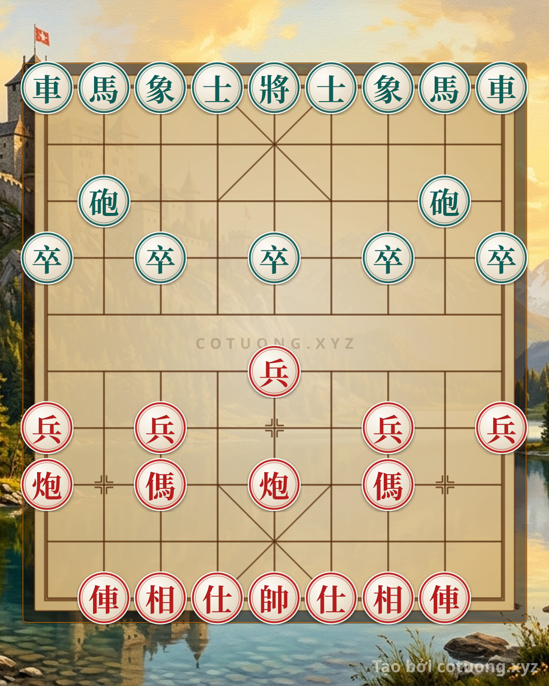 Challenge: The Legendary #b27e Opening: Can You Break Through the Black's 2 Rooks, 2 Cannons, and 2 Horses in One Move? - Can you solve it?
