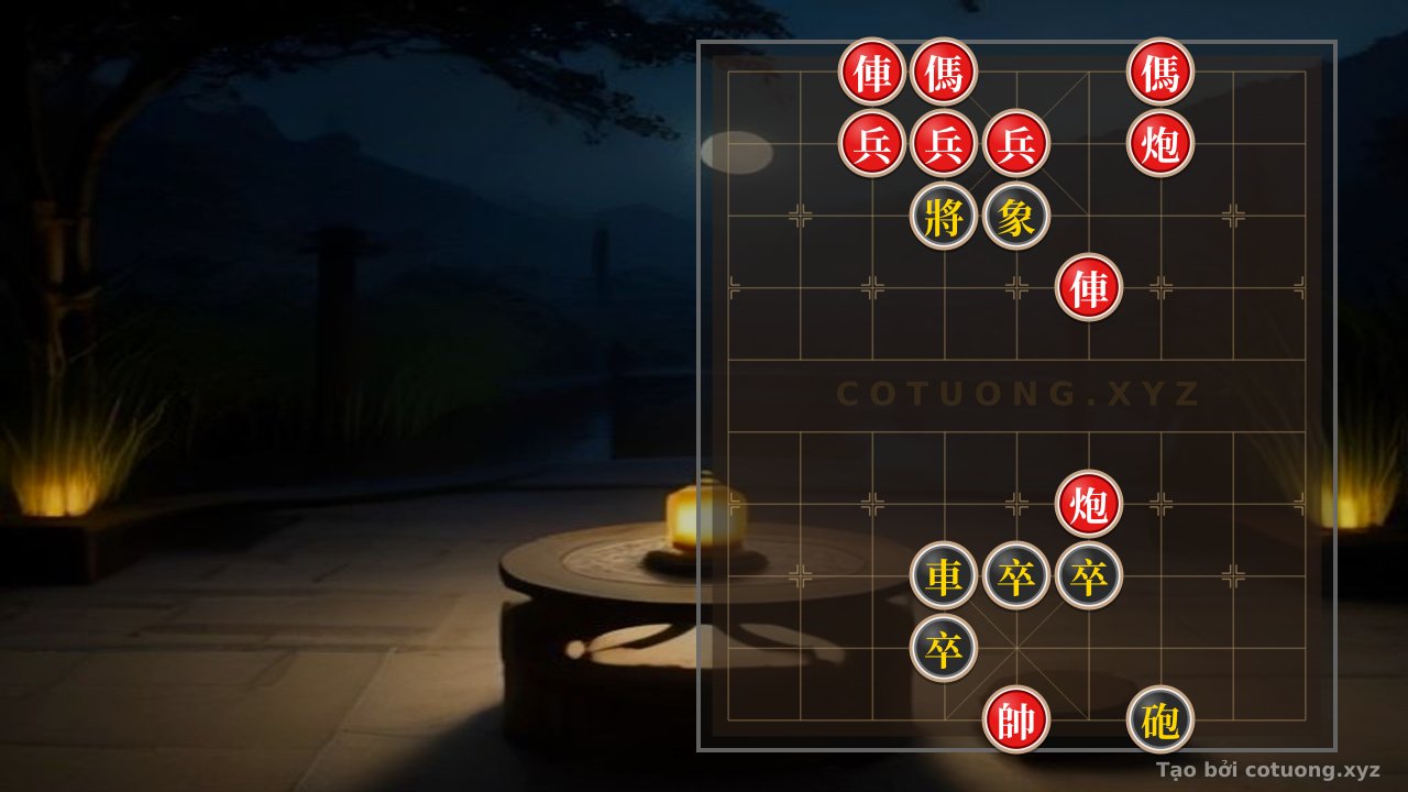 Thế cờ: Xiangqi: The Strategy of Red Double Horses and Black Cannon - Lessons for Beginners — Cờ Tướng Online