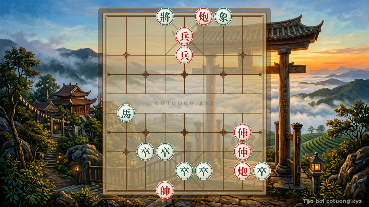 Thế cờ: Red General Chess: Defensive and Offensive Strategies from Position L4R10 — Cờ Tướng Online