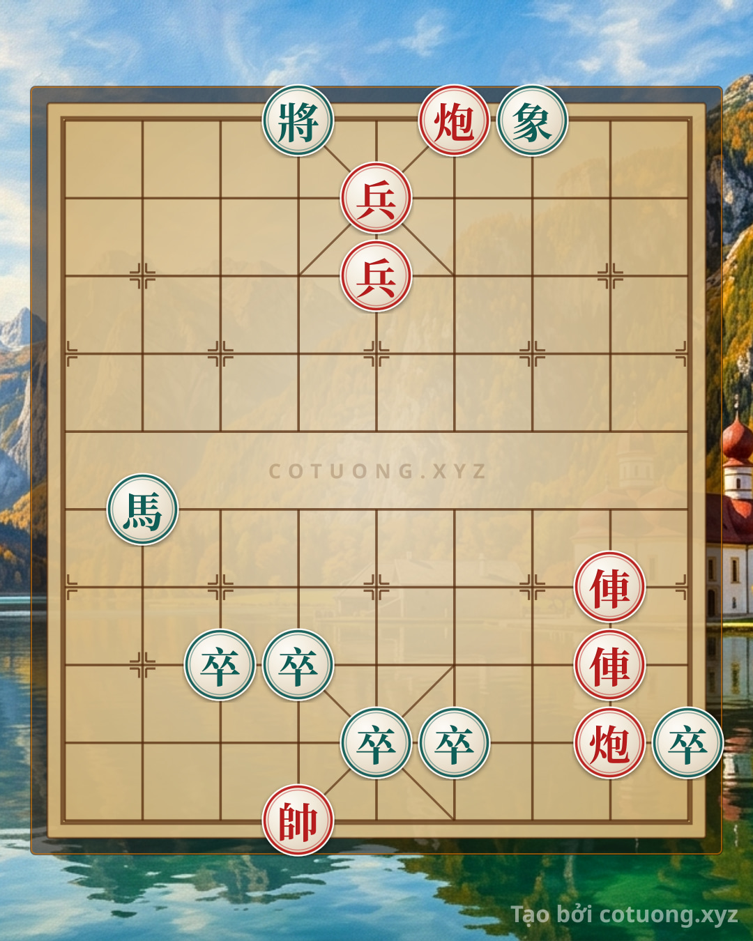 Challenge: Red General Chess: Defensive and Offensive Strategies from Position L4R10 - Can you solve it?