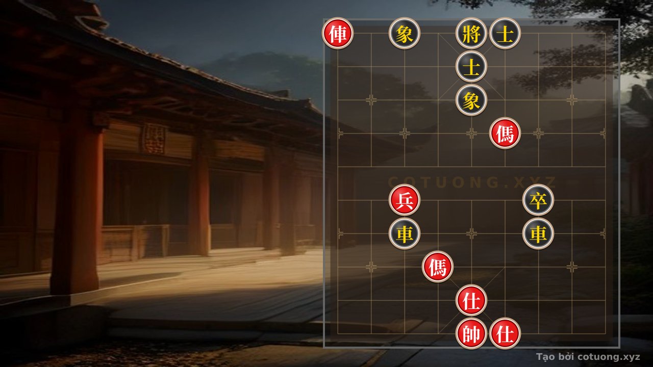 Thế cờ: Red Rook on 9th File, 10th Rank: A Lethal Trap or a Fearless Gambit? — Cờ Tướng Online