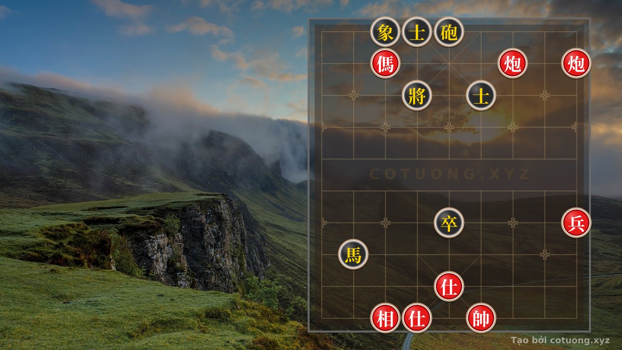 Thế cờ: XIANGQI (CHINESE CHESS): RED CANNON HORSE PAWN ATTACK SHATTERS BLACK'S FORTRESS - UNSEEN ULTIMATE STRATEGY TACTICS! — Cờ Tướng Online