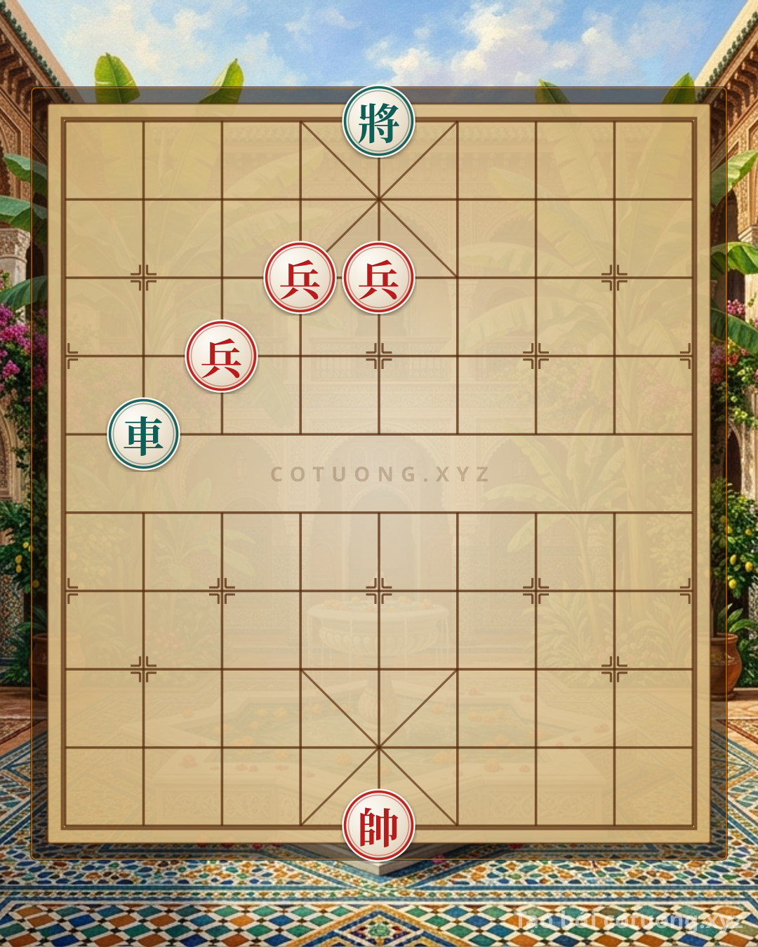 Challenge: Red General's Checkmate Against the Black Chariot: A Fatal Strategy from File 6 - Can you solve it?