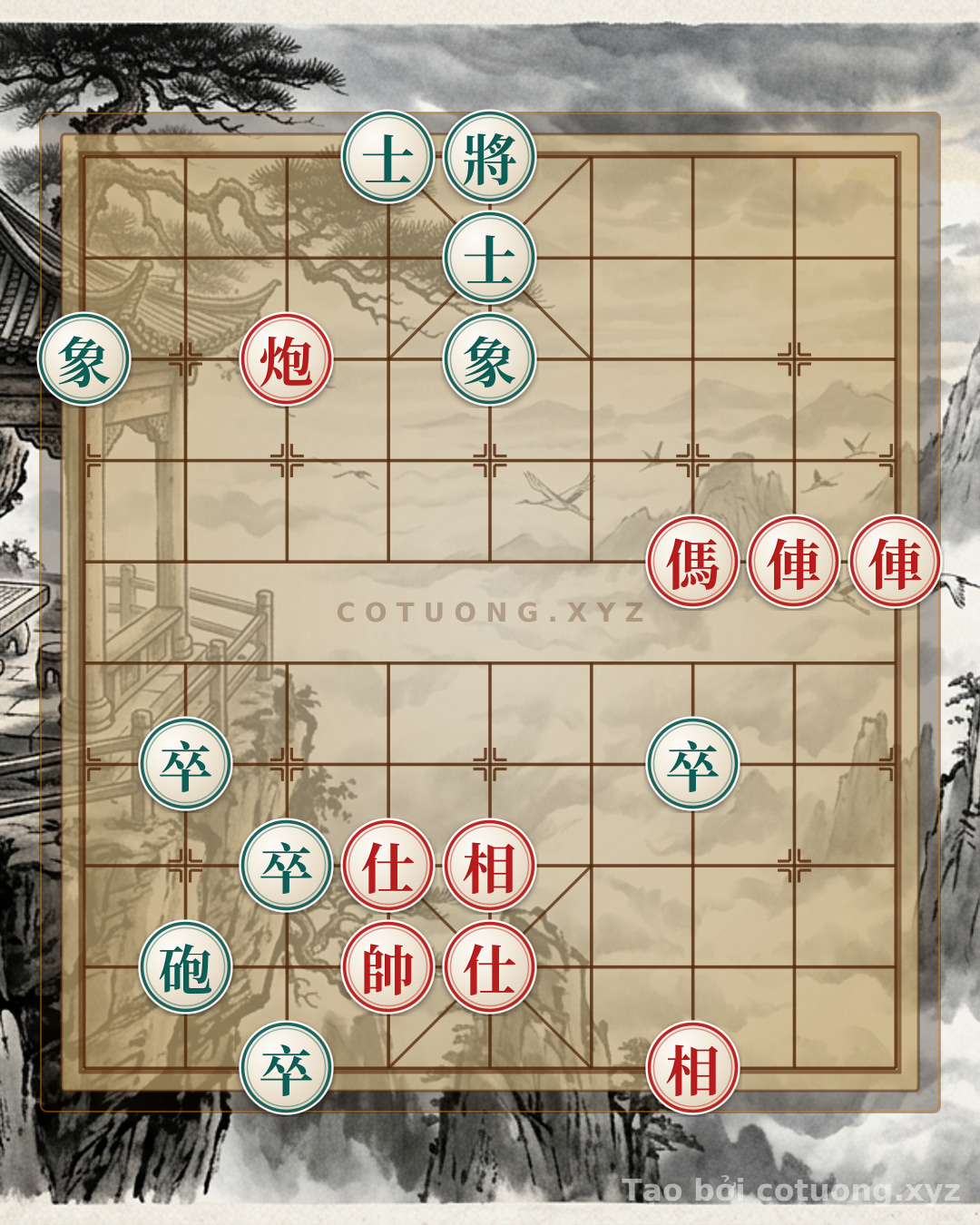 Thế cờ: The 'Red Cannon vs. Black Elephant' Xiangqi Strategy - Master Tactics from the AI Master — Cờ Tướng Online