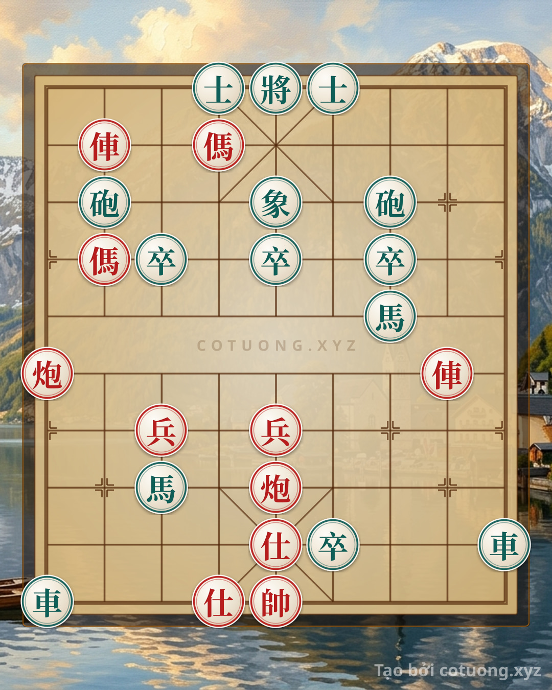 Challenge: Xiangqi: The Strategy of Red Chariot's Psychological Pressure on File 8 Rank 9 - Lesson on Psychological Pressure - Can you solve it?