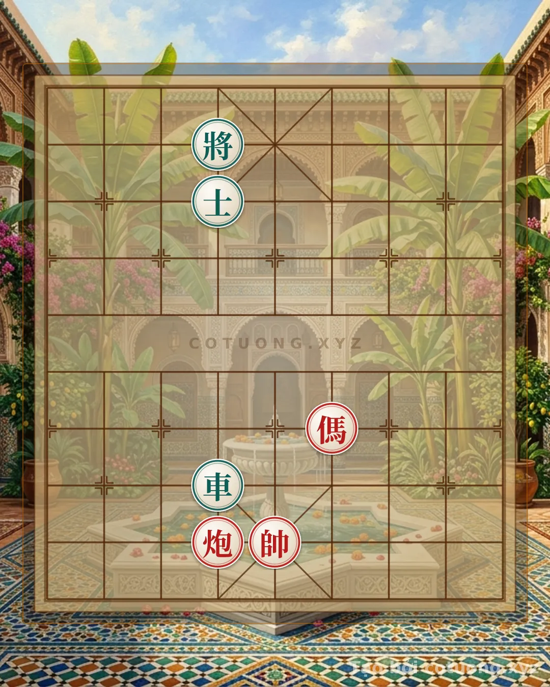 Challenge: The Ruthless Gambit: Red Horse and Cannon Crush the Black Elephant in an AI Chess Endgame - Can you solve it?