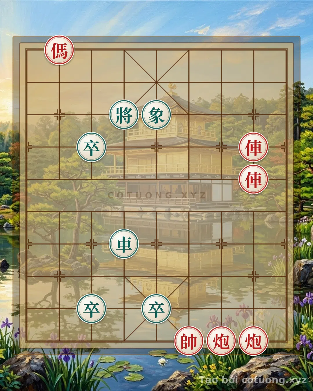 Challenge: Xiangqi Masterpiece: Red Dominates, Black Suffers - Strategic Warfare - Can you solve it?